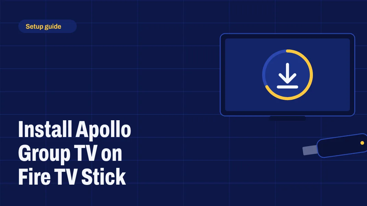 Installing an IPTV app on an Amazon Fire TV Stick with the Downloader app